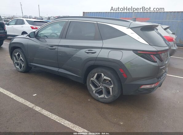 5NMJC3AEXNH126106 2022 HYUNDAI TUCSON Gray Rear left