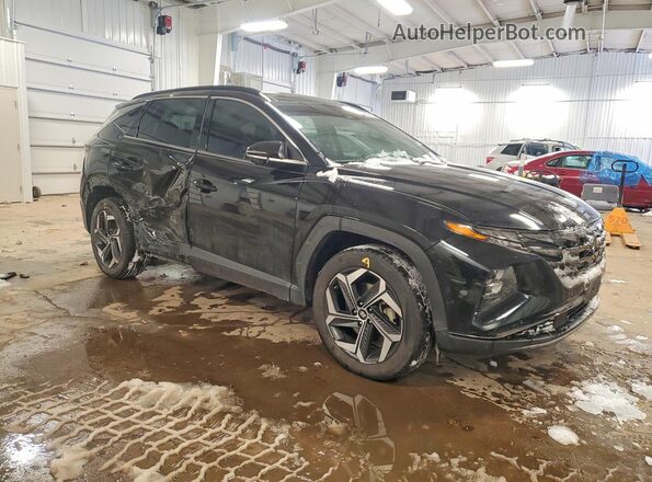 5NMJECAEXNH009698 2022 HYUNDAI TUCSON Черный Передняя правая четверть