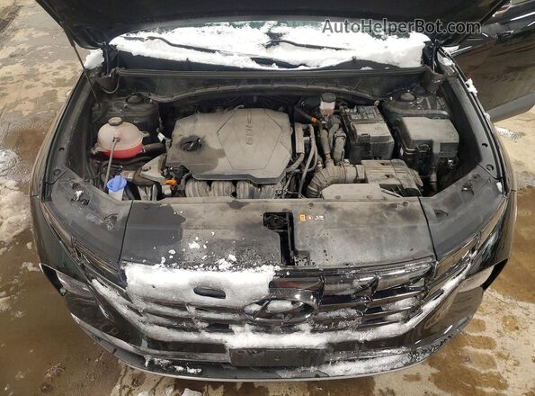 5NMJECAEXNH009698 2022 HYUNDAI TUCSON Черный Вид подкапотного пространства