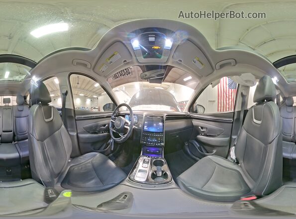 5NMJECAEXNH009698 2022 HYUNDAI TUCSON Черный Панорамный вид салона 360°
