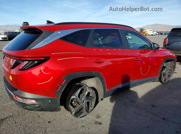 5NMJF3AE3PH253418 2023 HYUNDAI TUCSON Red უკანა მარჯვენა