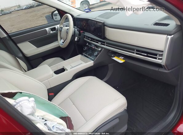5NMP24GL5SH135736 2025 HYUNDAI SANTA FE Burgundy Front interior view