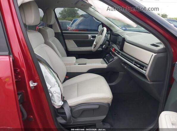 5NMP24GL7SH078522 2025 HYUNDAI SANTA FE Red Vista interior delantera