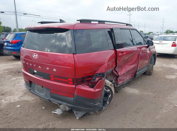 5NMP24GL7SH078522 2025 HYUNDAI SANTA FE Red Trasero derecho