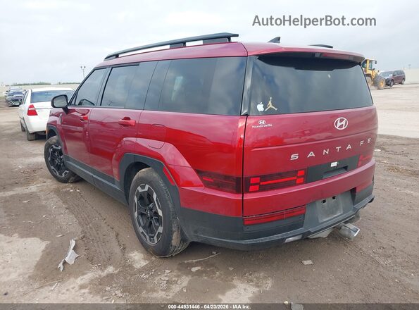 5NMP24GL7SH078522 2025 HYUNDAI SANTA FE Red Trasero izquierdo
