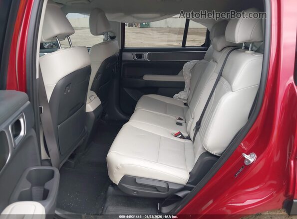 5NMP24GL7SH078522 2025 HYUNDAI SANTA FE Red Vista de la etiqueta del VIN