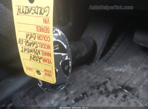 5NMP2DGL4RH031832 2024 HYUNDAI SANTA FE Black Вид панелі приладів