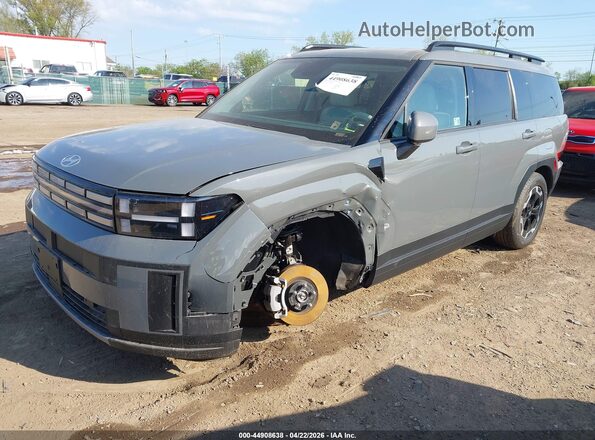5NMP2DGLXTH175229 2026 HYUNDAI SANTA FE Gray წინა მარცხენა ხედი სამი მეოთხედიდან