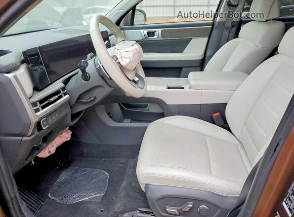 5NMP3DG15RH009494 2024 HYUNDAI SANTA Brown Vista interior delantera