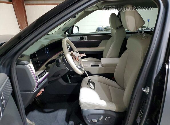 5NMP3DG16RH013165 2024 HYUNDAI SANTA Gray Widok wnętrza z przodu