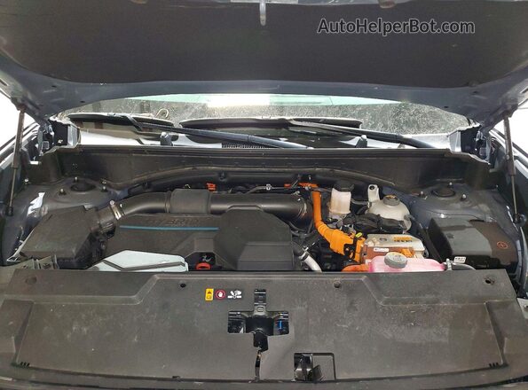 5NMP3DG16RH013165 2024 HYUNDAI SANTA Gray Widok komory silnika
