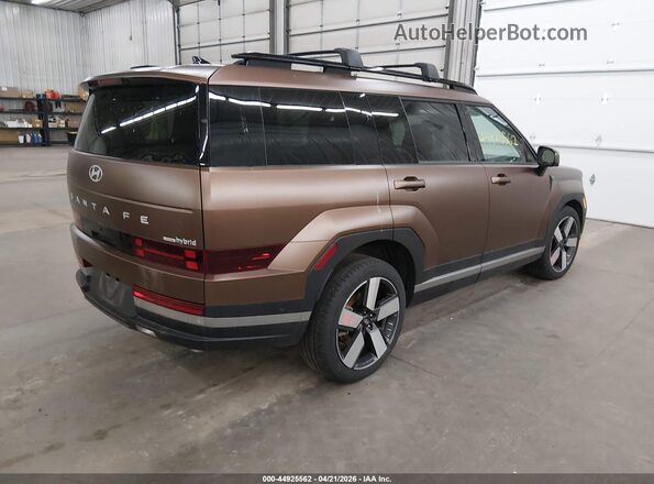 5NMP3DG17SH065250 2025 HYUNDAI SANTA FE HYBRID Brown Задня права чверть
