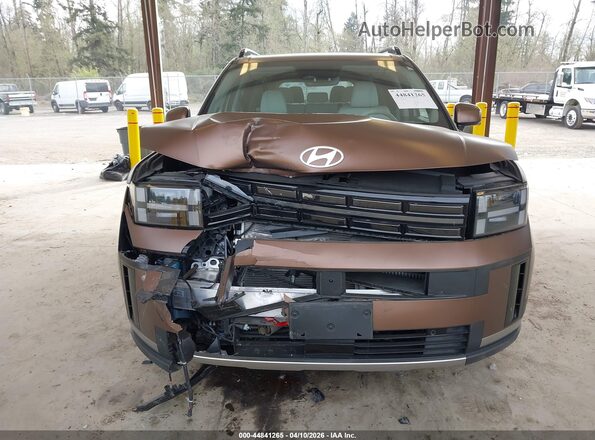 5NMP4DGL0RH044426 2024 HYUNDAI SANTA FE Brown Widok zestawu wskaźników