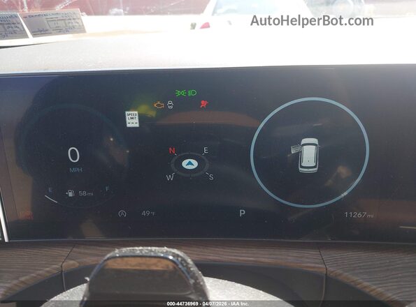 5NMP4DGL5SH102682 2025 HYUNDAI SANTA FE Gray Հետևի նստատեղերի տեսք