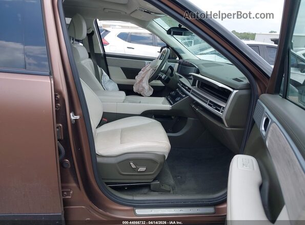 5NMP54GL0RH024612 2024 HYUNDAI SANTA FE CALLIGRAPHY Brown წინა სალონის ხედი