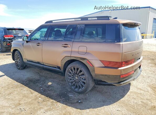 5NMP54GL1RH067517 2024 HYUNDAI SANTA FE CALLIGRAPHY Коричневый Задняя левая четверть