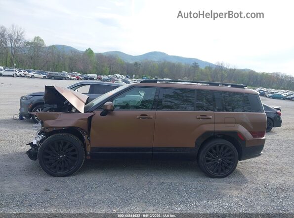 5NMP5DGL1RH045579 2024 HYUNDAI SANTA FE CALLIGRAPHY Brown Vista interior de 360 grados