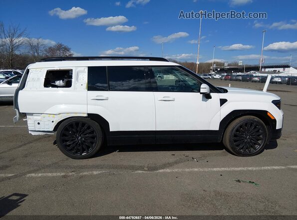 5NMP5DGL4RH031580 2024 HYUNDAI SANTA FE CALLIGRAPHY White უკანა სალონის ხედი