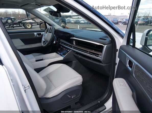 5NMP5DGL4RH031580 2024 HYUNDAI SANTA FE CALLIGRAPHY White წინა სალონის ხედი