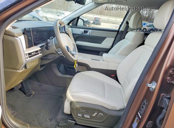 5NMP5DGL9RH054935 2024 HYUNDAI SANTA FE CALLIGRAPHY Brown Vista interior delantera