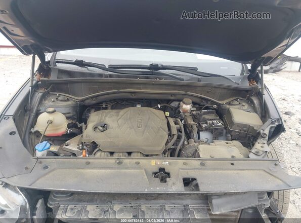 5NMS14AJ6MH330834 2021 HYUNDAI SANTA FE Black Rear view