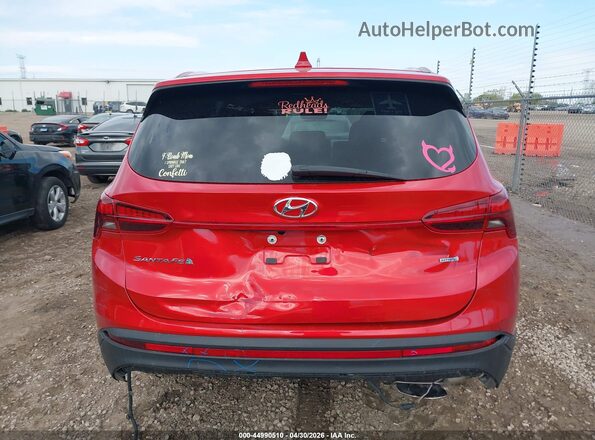 5NMS1DAJ3NH424509 2022 HYUNDAI SANTA FE Red 