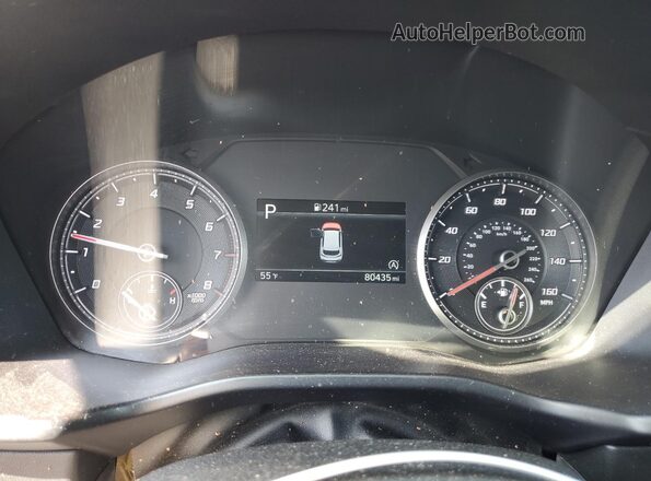 5NMS1DAJ7MH327229 2021 HYUNDAI SANTA Серый Вид щитка приборов