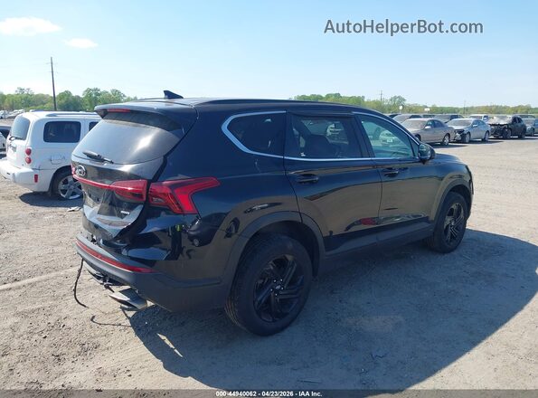 5NMS1DAJ8MH369831 2021 HYUNDAI SANTA FE Black Tył prawy
