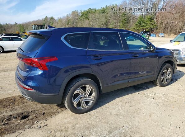 5NMS1DAJ9MH314448 2021 HYUNDAI SANTA Blue Задня права чверть