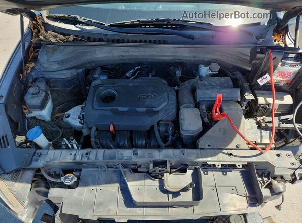 5NMS23AD0LH199125 2020 HYUNDAI SANTA Серый Вид подкапотного пространства