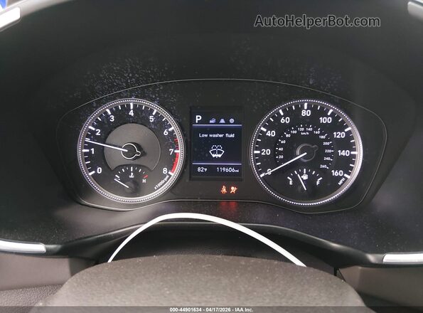 5NMS23AD4KH085692 2019 HYUNDAI SANTA FE Black Widok tylnych siedzeń