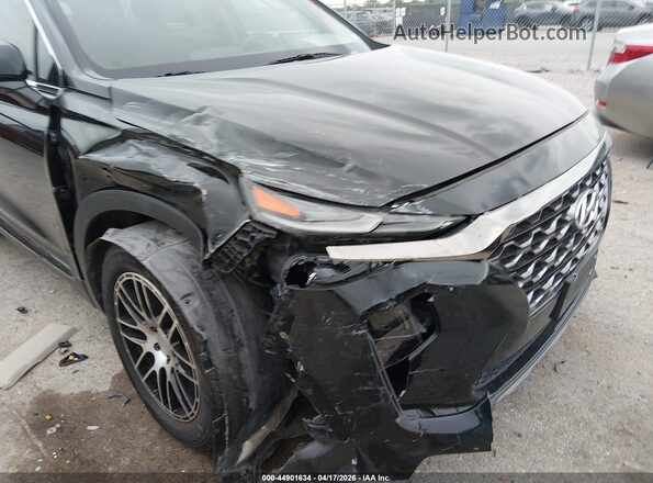 5NMS23AD4KH085692 2019 HYUNDAI SANTA FE Black Widok z przodu