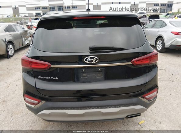 5NMS23AD4KH085692 2019 HYUNDAI SANTA FE Black Widok wnętrza 360 stopni