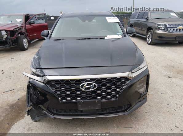 5NMS23AD4KH085692 2019 HYUNDAI SANTA FE Black Widok deski rozdzielczej