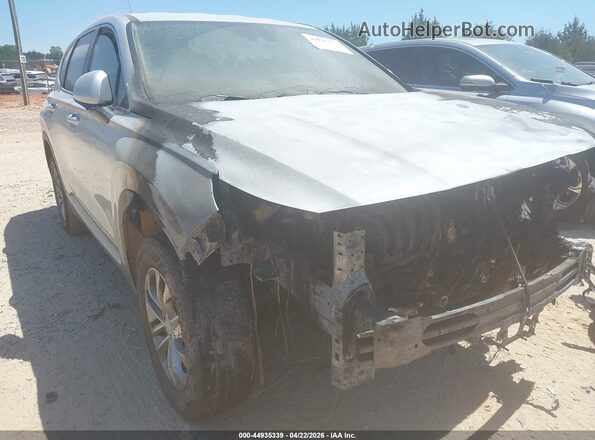 5NMS23AD6LH175783 2020 HYUNDAI SANTA FE Silver Rear interior view