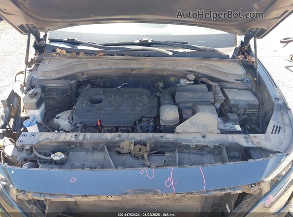 5NMS23AD8LH249222 2020 HYUNDAI SANTA FE Gray Widok z tyłu