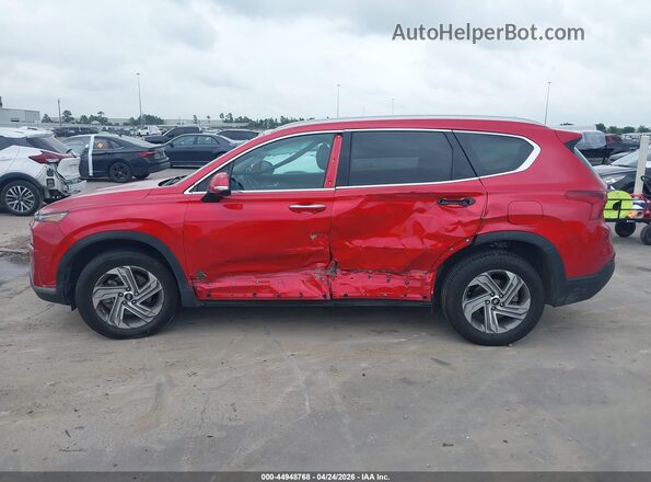 5NMS24AJ5PH568756 2023 HYUNDAI SANTA FE Red უკანა სალონის ხედი
