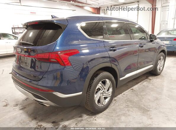 5NMS24AJ6NH442550 2022 HYUNDAI SANTA FE Blue Trasero derecho