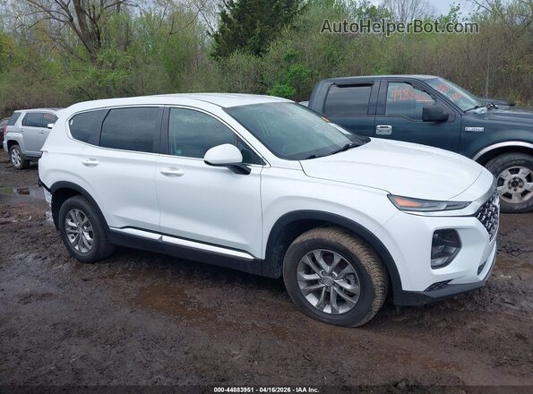 5NMS2CAD0KH049255 2019 HYUNDAI SANTA FE White Vista interior trasera