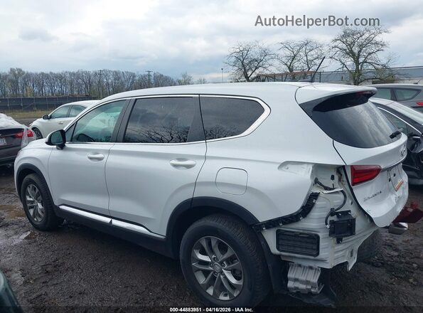 5NMS2CAD0KH049255 2019 HYUNDAI SANTA FE White Vista interior de 360 grados