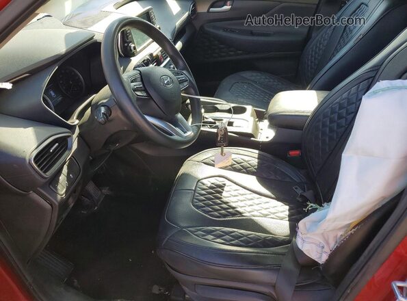 5NMS2CAD2KH030867 2019 HYUNDAI SANTA Red Vista interior delantera