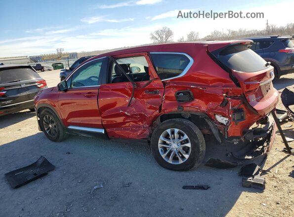 5NMS2CAD2KH030867 2019 HYUNDAI SANTA Red Trasero izquierdo