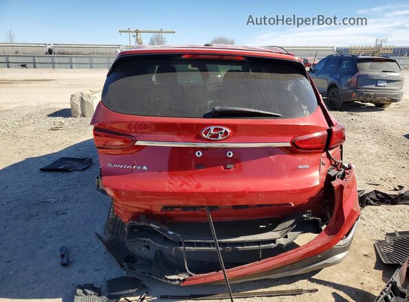 5NMS2CAD2KH030867 2019 HYUNDAI SANTA Red Vista trasera