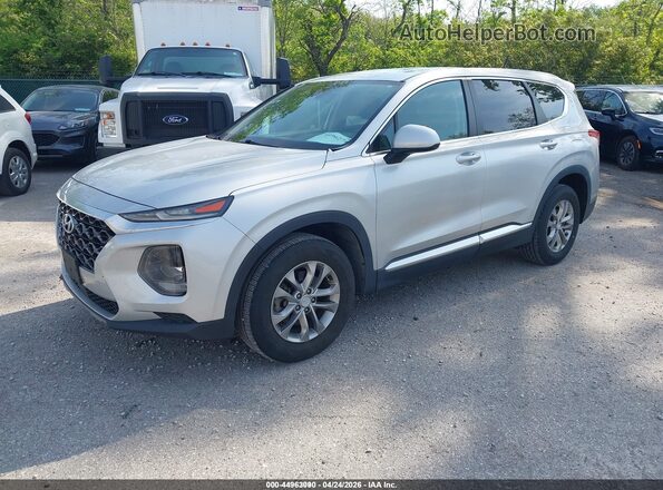5NMS2CAD3KH136535 2019 HYUNDAI SANTA FE Серебряный Передняя левая четверть