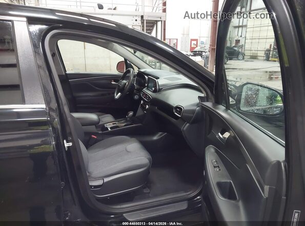 5NMS2CAD5KH112379 2019 HYUNDAI SANTA FE Black წინა სალონის ხედი
