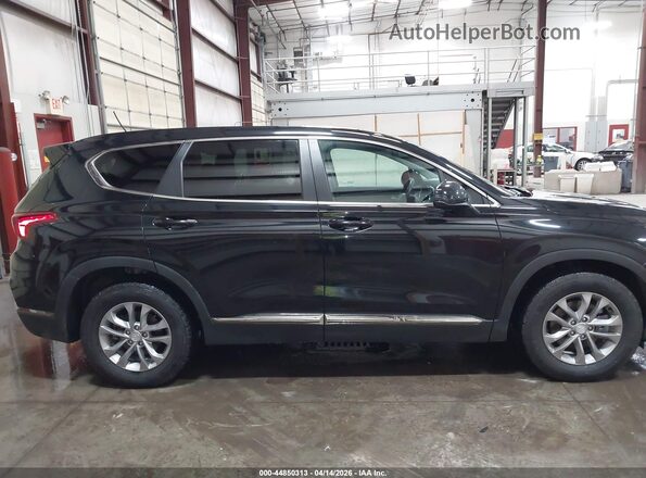 5NMS2CAD5KH112379 2019 HYUNDAI SANTA FE Black უკანა სალონის ხედი