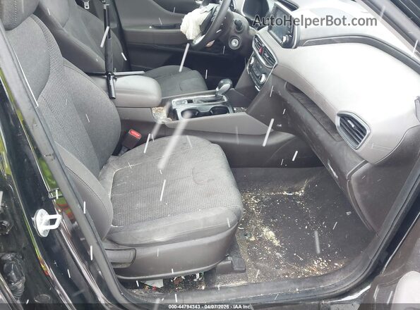 5NMS2CAD9KH036911 2019 HYUNDAI SANTA FE Black Vista interior delantera