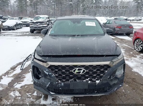 5NMS2CAD9KH036911 2019 HYUNDAI SANTA FE Black Vista del cuadro de instrumentos
