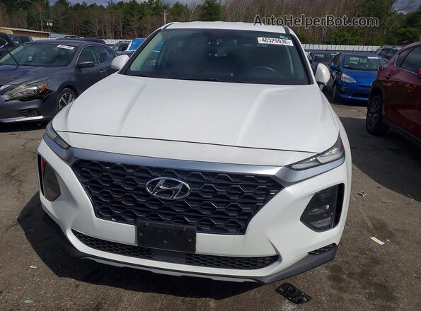 5NMS2CAD9KH096526 2019 HYUNDAI SANTA Белый Вид спереди