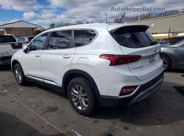 5NMS2CAD9KH096526 2019 HYUNDAI SANTA Белый Задняя левая четверть
